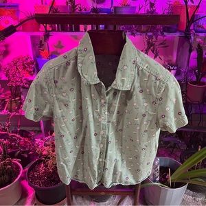 Floral Route 66 button up 🌸